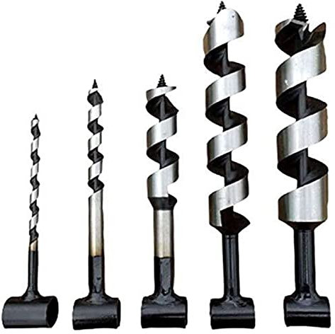 2022 Manueller Mehrzweck-Überlebensbohrer, multifunktionaler Steinbohrer, Holzschneckenbohrer, Handbohrer für die Holzbearbeitung für weiches und hartes Holz, Kunststoff, Trockenbau,20mm