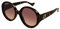 GUCCI Womens GG1256S Sunglasses, Havana-Havana-RED, 56