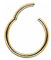 Piercing Clicker | Echte Goldringe | 585 + 750 Gelbgold Roségold Weissgold | Wahlweise mit einem echten Diamanten | Nase Ohr Intim | 45067-6 | (6 mm, 750 Gelbgold)