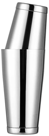 Boston Cocktail-Shaker 2-teiliger Edelstahl Boston-Shaker Set, 500ml + 820ml Cocktailshaker Barset für Zuhause Cocktail Liebhaber und alle Professionelle Barkeeper (Silber)
