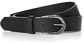Street One Damen A580693 Ledergürtel, Schwarz, 95