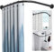 Bastone doccia angolare regolabile Bastone Tenda Doccia Angolare Regolabile Forma L Curva Asta per Tenda da Doccia Estensibile Acciaio Inox Palo Telescopico Barra di Tensione per Bagno con Tenda Docci