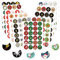 QIMMU 10 × 24 Adventskalender Sticker,Aufkleber Adventskalender Zahlen,Adventskalender Aufkleber Zahlen,Sticker Adventskalender,Adventskalender Sticker 1-24,Adventskalender Nummern für Weihnachten