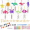 Fanshiontide Windspiel Bastelset DIY Bastelhandwerk Basteln Kinder Ozean Klangspiel Bastelhandwerk Kreativsets für Jungen Mädchen