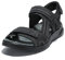 JOMIX Sandales Homme à Scratch Sandales de Randonnée Homme Sandales de Sport Homme Chaussures d'été pour Sport Mer Plage (Noir, 42)