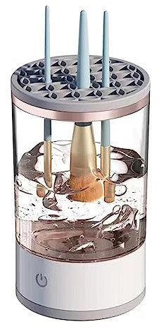 Nettoyeur et séchoir de pinceaux de maquillage électrique, nettoyeur de pinceaux de maquillage rotatif automatique, machine de nettoyage de brosse cosmétique professionnelle alimentée par USB, machine