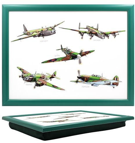 The Leonardo Collection Laptray Planes With Bean Bag for Serving Dishes | Lovely Lap Trays for Eating on Lap for Dinner or Breatfast | Newly Designed Food Trays for Lap