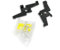 INNOVATE LED Montageclip Magnetschienensystem für Aufbauschiene Schienensystem Lampen schwarz Deckenbeleuchtung LED Schiene eckig LED Balken 2 Stück