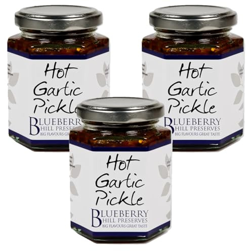 Blueberry Hill Preserves - Hot Garlic Pickle - 200g - Pack of 3