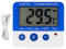 Termómetro digital para congelador/frigorífico con imán y soporte, termómetro digital Gellvann para congelador con indicador de alarma LED Max