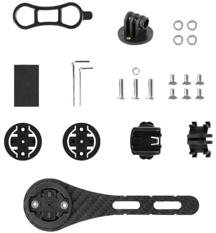 Ldabrye Computer Mount Carbon Fasern Radfahren Lenker Erweitertem Mount Fahrrad Computerhalter Radsportzubehör Bleibt