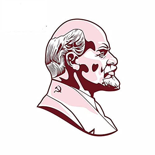 13 cm x 9,5 cm für Lenin Porträt Illustration Auto Aufkleber Windows Persönlichkeit Aufkleber Auto Styling