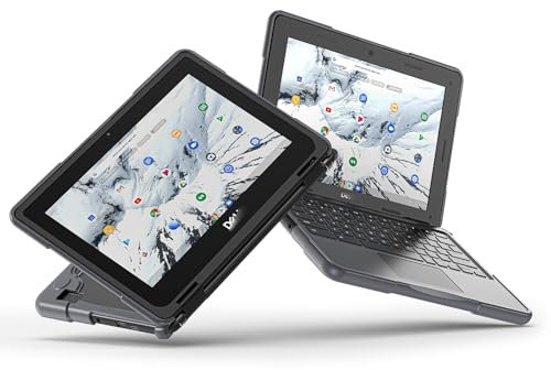 Funda compatible con Dell Chromebook de 11.6 pulgadas 3100/3110 2019~2022, a prueba de golpes, resistente funda protectora (gris)