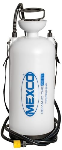 Mexco Heavy Duty 14L Pressurised Dust Suppression Water Bottle - 2 Metre Hose and Quick Connector for Eliminating Dust Build Up When Operating Cut-Off Saws