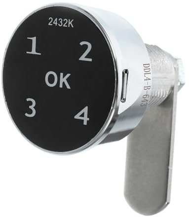NUOBESTY 2 Pièces Serrure Électronique à Code Tactile pour Armoire Boîte Aux Lettres Verrou pour Classeurs pour Usage