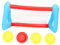 ibasenice 1Set Inflatable Volleyball Net Swimming Pools Play with Inflatable Balls Bright Colors for Space Saving for Beach and Garden Fun