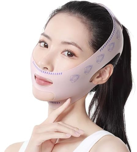 Face Slimming Strap Double Function Jawlines Definition and Smooths Forehead Lines Shaping Strap Elastic Slimming Tool