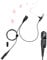 Commountain XPR 3500e XPR 3300e Earpiece with Mic Compatible with Motorola Radios XPR 3300, XPR 3500, XPR3300e, XPR3500e, XPR3300, XPR3500, XPR 3000e Acoustic Tube Headset with PTT Microphone