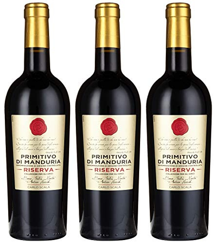 Carlo Scala Primitivo di Manduria DOC Riserva / trocken (3 x 0.75 l)