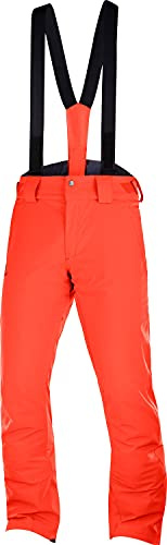 Salomon Herren Ski-Hose, STORMSEASON PANT M, Synthetik, rot (Cherry Tomato), Größe: M/R, LC1239500