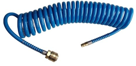 Druckluftschlauch Spiralschlauch Glattschlauch Länge 3 Meter, 5 Meter und 8 Meter - max.20bar IMPLOTEX, Druckluftschlauch: D6.5x10mm 3 Meter Spiralschlauch Schlauch
