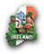 3D Irland Kühlschrank Kühlschrankmagnet Tourist Souvenirs Handmade Harz Handwerk Magnetischen Aufkleber Home Küche Dekoration Reise Geschenk