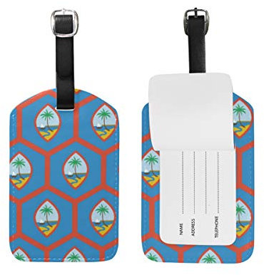 Guam Flagge, Gepäckanhänger für Gepäck und Koffer