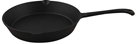 The Dutch Windmill Gusseisenpfanne - Ø26,5cm Skillet für BBQ, Induktion, Gas und Ofen | Pre-Seasoned Bratpfanne zum Grillen, Braten & Backen | Robuste Gusseisenpfanne für Perfekte Wärmeverteilung