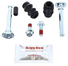 Bigg Red - Front Brake Caliper Slider Pin Kit - Compatible with C3, C5, 500l, Viano, Interstar, 307
