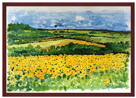 ConKrea Poster und Kunstdruck klassisch - Aquarell Toscana