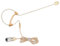 Haoin Single Ear Headset Microphone Earset Headworn Mic Compatible with Audio-Technica Wireless System Bodypack Transmitter with 1.2m Cable Windscreen Hirose 4 Pin Plug