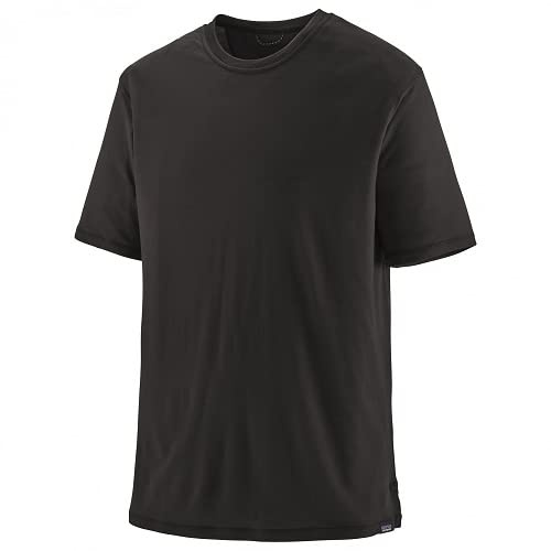 Patagonia Herren M's Cap Cool Merino Kurzarm Shirt, Black, L