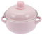 DOITOOL Enamel Stockpot Soup Pot Stew Pot Vintage Saucepan Casserole Pot Nonstick Round Cooking Pot with Lid Handle Pasta Pot for Boiling Milk Noodle Foods