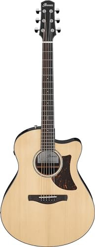 Ibanez AAM380CE-NT Westerngitarre - Natur - 6 Saiten - Rechtshänder - Advanced Auditorium mit Advanced Access Cutaway