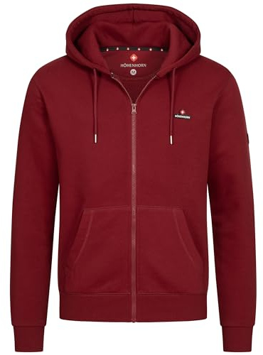 Höhenhorn Katan Herren Hoodie Pullover Rot Gr. 3XL