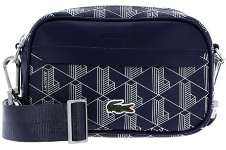 Lacoste Herren Umhängetasche S Reporter Bag, Handtasche,Schultertasche,Cross-Body,Mono Marine 166 LAPONIE (M83),Einheitsgröße (One Size)