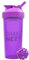 ShakeNext® | Proteinshaker Flasche 700ml mit Mixball + Mixsieb Kunststoff für Fitness Eiweiß & Protein-Shakes - Auslaufsicherer Deckel mit Schlaufe, Spülmaschinenfest (lila)