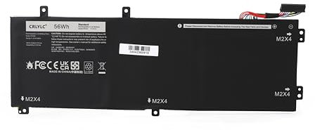 CRLYLC 56Wh H5H20 Batteria per Portatile Dell XPS 15 9550 9560 9570 7590 Precision 5510 5520 5530 5540 M5520 Dell Inspiron 7501 7590 7591 Series HSH20 M7R96 62MJV 451-BCBT 5D91C 5041C 05041C Battery