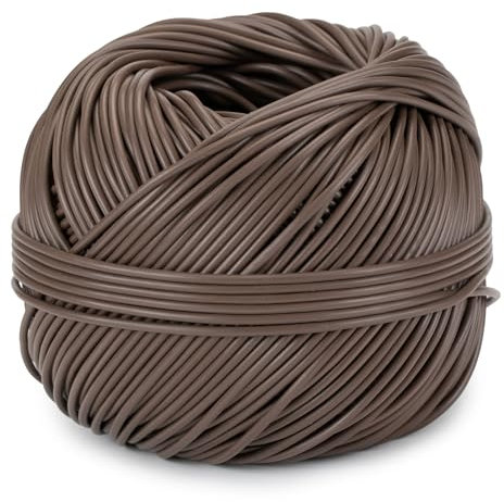 Flandria - Tubo Hueco Flexible para Colocar Plantas (45 m), Color marrón
