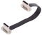 CY Câble coudé USB-C Type C vers USB-C, câble d'alimentation plat Ultra fin USB2.0, câble de données 65W, Charge rapide pour ordinateur portable, tablette, téléphone, 7cm