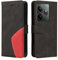 XINNI Protective Phone Case for Realme GT 6 5G/Realme GT 6T, PU/TPU Vintage Flip Leather Shockproof Cover Magnetic Book Style Wallet, Black