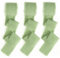 quiodok 3 Rouleaux Ruban en Mousseline de Soie Vert Sauge pour Occasions Spéciales, Mariages et Cadeaux