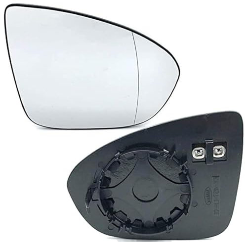 BCBSYCJP Vidrio del Espejo Retrovisor Cristal Retrovisor para Opel Meriva B 2010-2017 Izquierda Derecha Calentado con Placa Trasera Vidrio Espejo Lateral,Right