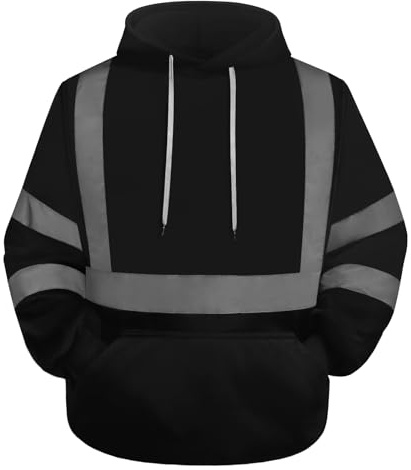 Graunton Hi Vis Hoodie, Hi Vis Hoodie, Hi Visible Hoodie, Hi Vis Hoodie für Herren