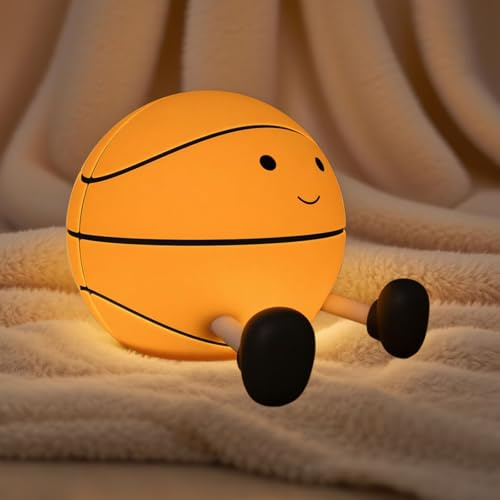 CECOMBINE Lampada da basket per bambini, luce notturna ricaricabile, con timer, per compleanno, Natale, per bambini, donne, adolescenti