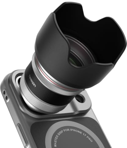 TELESIN 2X Teleobjektiv für iPhone 17 Pro mit Streulichtblende & Hülle | 105-mm-Porträts, 200-mm-Optik, Reef Color App-EIS und Schnellmontage für Wildlife, Sport, Konzerte und Porträts