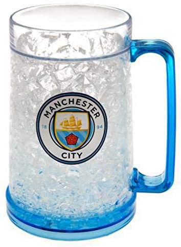 Manchester City Football Club Official Freezer Beer Tankard Drinking Mug Stein
