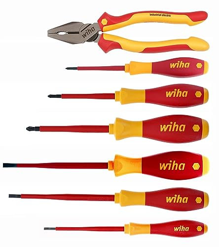 Wiha 32858 - Juego de alicates y destornilladores aislados