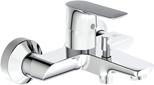 Ideal Standard A7033AA Connect Air Badearmatur Aufputz – Einhebel-Badearmatur Ausladung 174 mm – Wannenarmatur DN 15 in Chrom