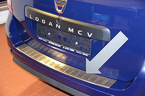 Edelstahl Ladekantenschutz passend für Dacia Logan MCV II Kombi ab Baujahr 02.2013- Art. 3235140